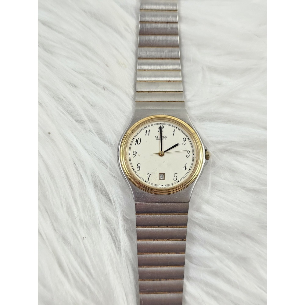 Vintage Citizen quartz watch Calendar 2810-627650 fancy men's needs battery